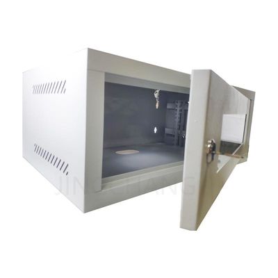 12U Стенный монтаж сетевой шкаф, 4-постная структура Фан-помощь сетевой стойки с долговечной системой вентиляции