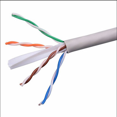 Белый оптовый обнаженный кабель LAN куртки PVC 1000ft меди UTP Cat6