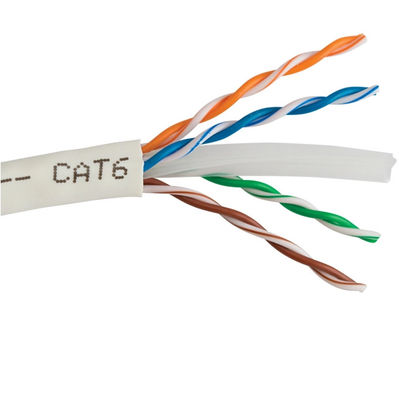 Кабель LAN изоляции LSZH Cat6 PVC передачи данных 23AWG UTP
