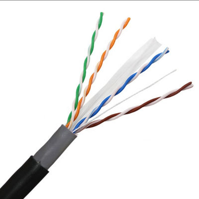 оболочка двойника кабеля LAN сети PE UTP Cat6 PVC 305M