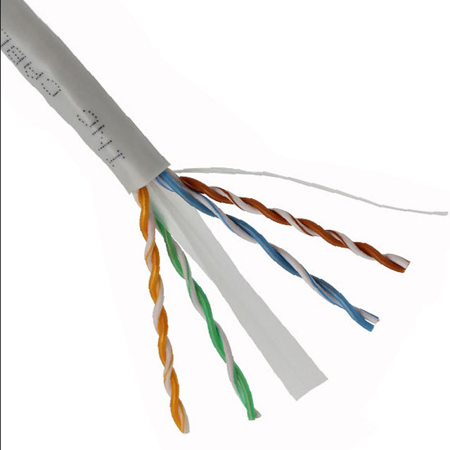 Кабель Lan кота 6 крытый UTP 6 пар 24AWG 23AWG Cat5e SF/UTP