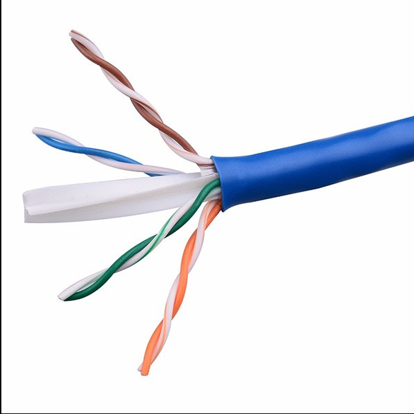 Кот 6 кабеля Lan 24AWG 6 пар UTP CPR ETL ISO 23AWG Cat5e крытый