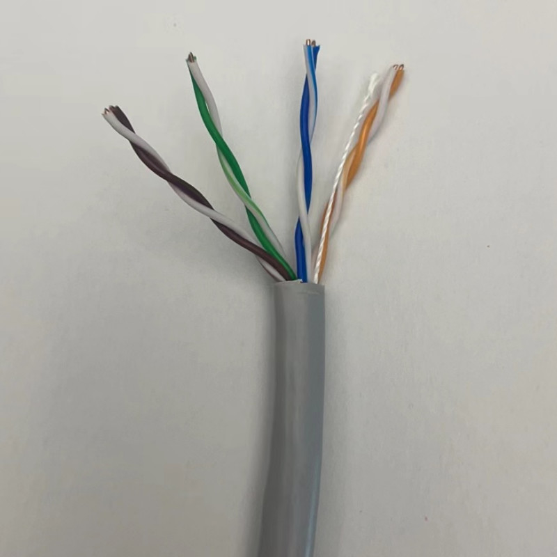 Кабель ethernet прямой связи с розничной торговлей 305-Meter CAT5E фабрики с обнаженными медными проводниками