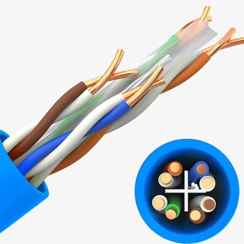 Высокоскоростной Cat6 UTP LAN кабель и Ethernet кабель для сети 305M длина 23 AWG