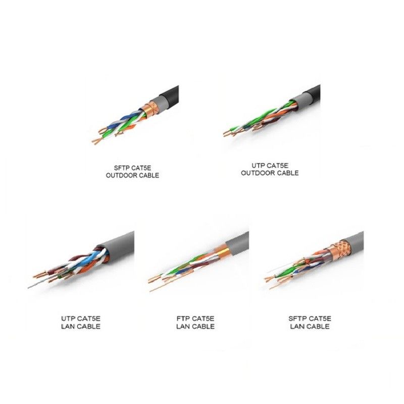 Чистый медный CCA проводник Cat5e LAN кабель для LAN сети 305m