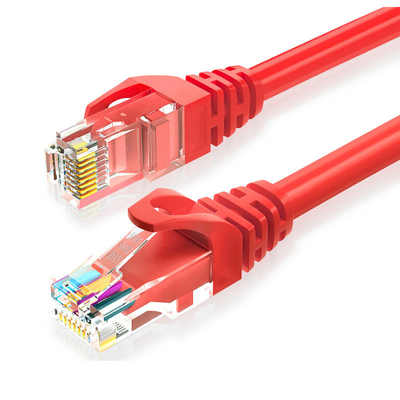 Покрытый золотом гибкий провод соединителя UTP ДО РОЖДЕСТВА ХРИСТОВА CCA Cat5e для игры