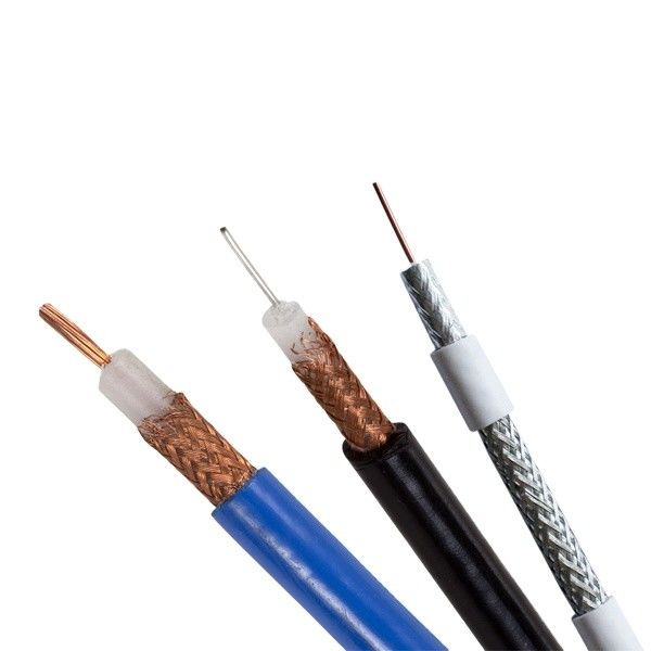 ТВ RG6 RG7 RG213 RG11 RF RG58 коаксиальное привязывает черный цвет