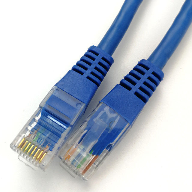 UTP Cat5e Rj45 к желтому цвету кабеля гибкого провода локальных сетей сети RJ45