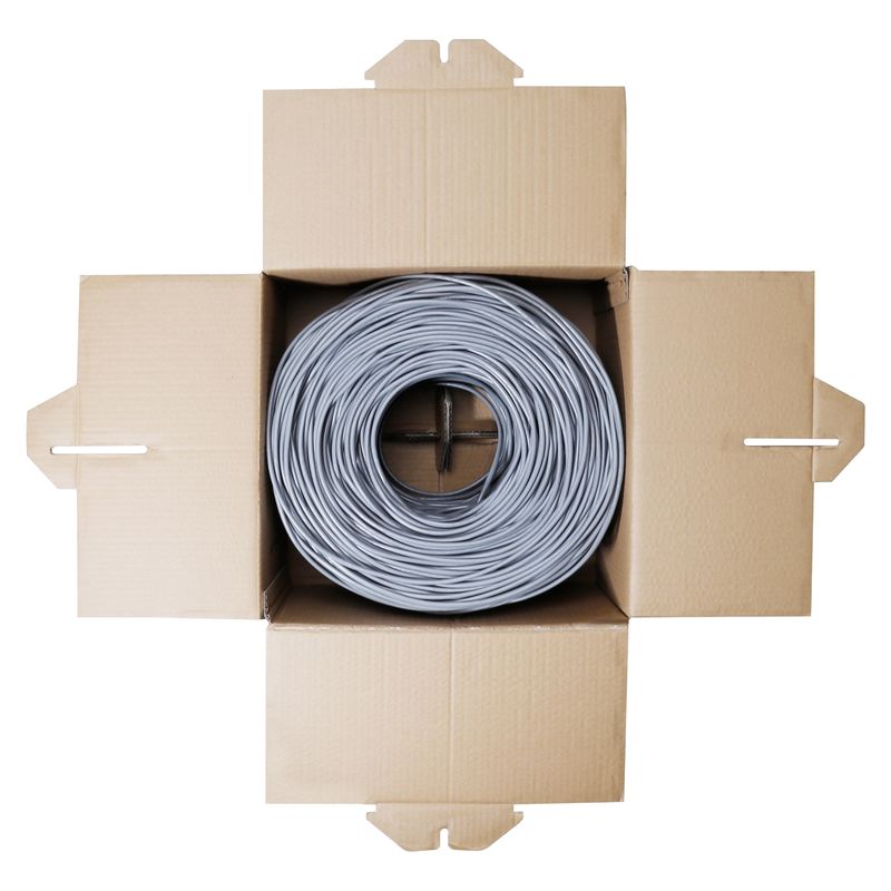 медь FTP экрана локальных сетей кабеля Lan сети скрученного шнура FTP Cat6 305m