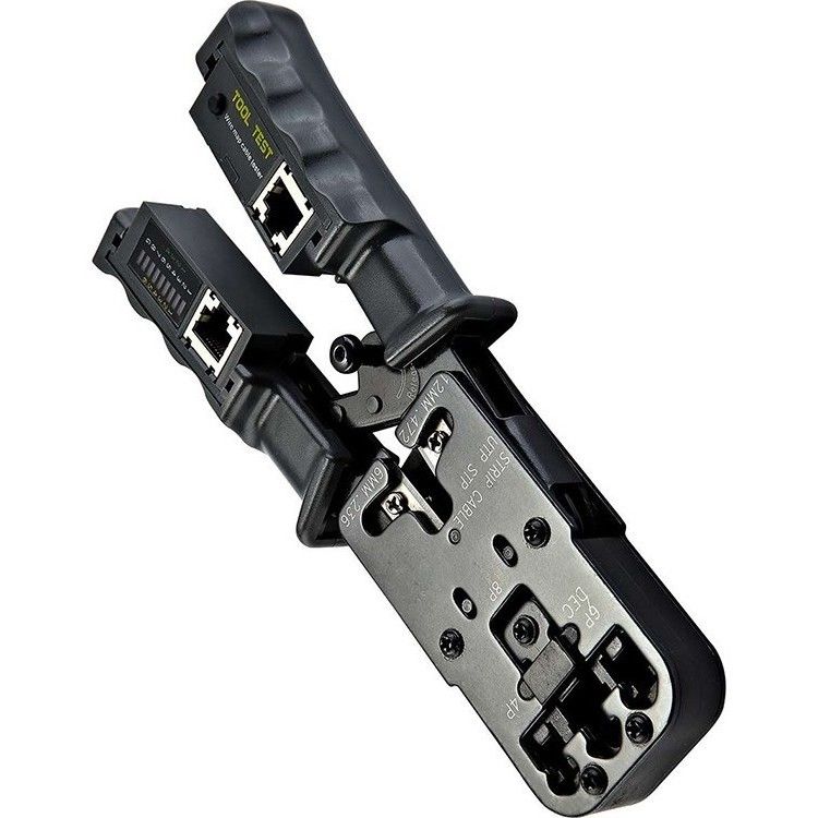Multi функциональный инструмент кабельной сети стриппера провода для 8P6P4P и с инструментом тестера кабеля гофрируя