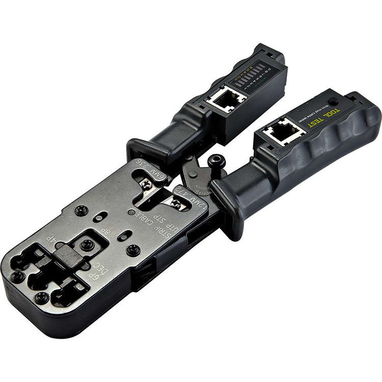Multi функциональный инструмент кабельной сети стриппера провода для 8P6P4P и с инструментом тестера кабеля гофрируя