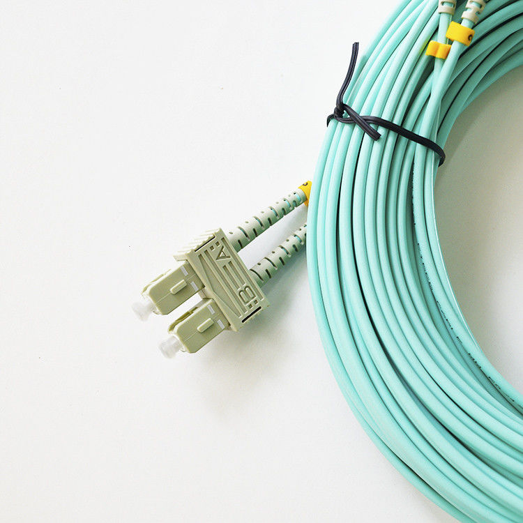 SC дуплекса/UPC MM OM3 гибкий провод стекловолокна 2.0mm/3.0mm