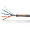 Высокоскоростной твердый обнаженный кабель FTP Cat5e меди 24AWG 26AWG 0.5mm